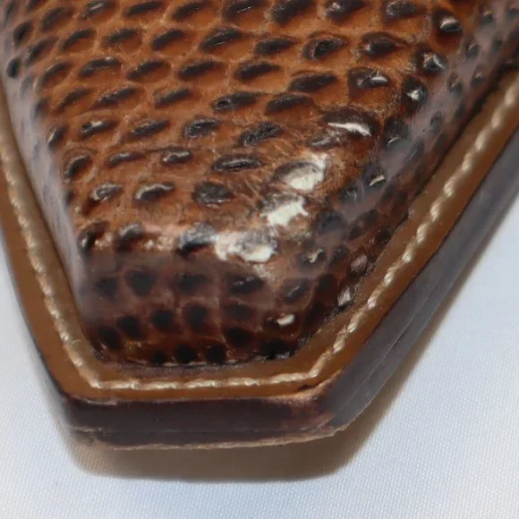 Pikolinos BCBGirls Taupe Leather Pointed Slip On Cowboy Mules Women's Size 10 - Picture 5 of 12